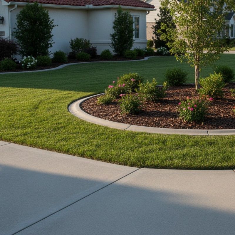 Garden Curbing Installation